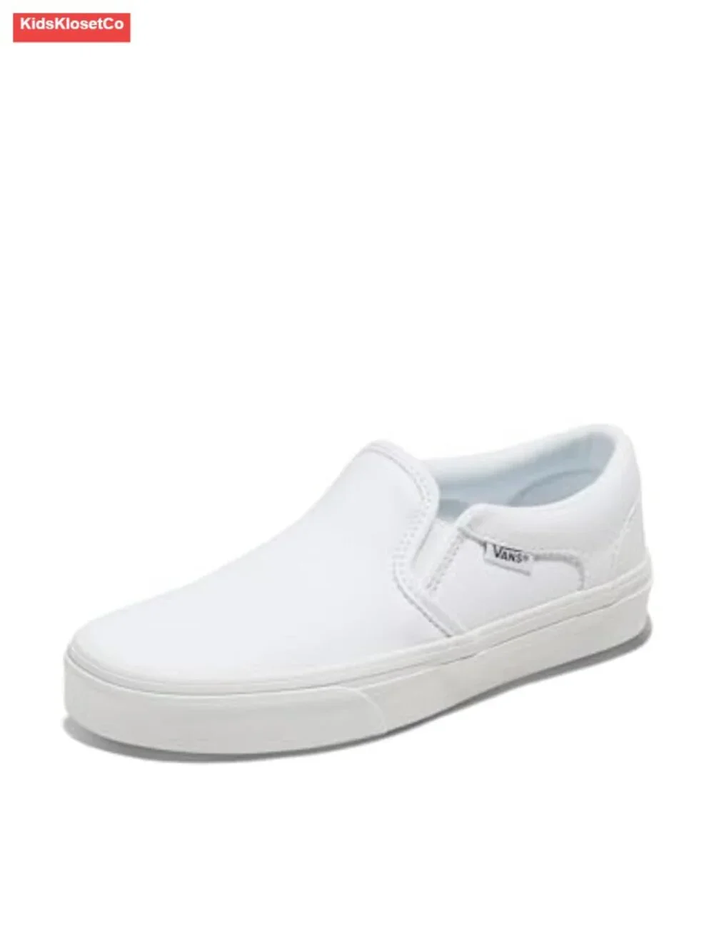 Kids Canvas Slip-On Sneakers Easy Pull-On Casual Athletic Low Top Shoes